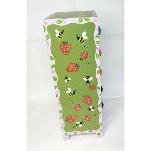 Vintage Growth Cooperate Co 2004 Mini Dresser Earrings Pin Bracelet Organizer - Picture 2 of 8